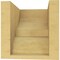 Ekena Millwork 6"W x 6"D x 6"H Wide Ridgewood Rough Cedar Woodgrain TimberThane Corbel, Primed Tan CORUR06X06X06RIDRCPR - alternate 3